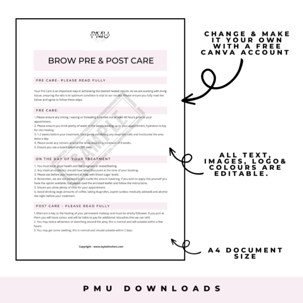 Eyebrow Pre & Post Care - Image 2
