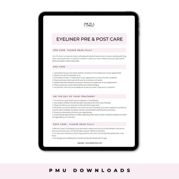 Eyeliner Pre & Post Care